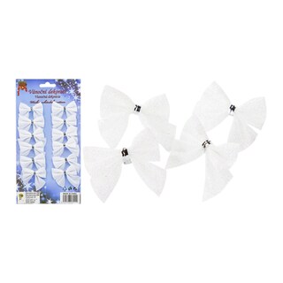 Mašle s glitrem červené