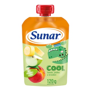 Sunar ovocná kapsička broskev, banán, jablko