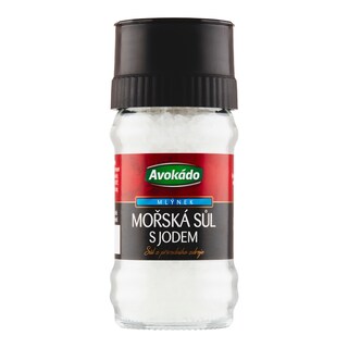Avokádo mlýnek Mořská sůl s jodem