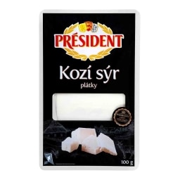 President Kozí sýr plátky