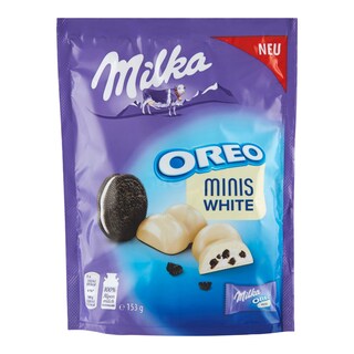 Milka Oreo Minis White Tyčinky v bílé čokoládě