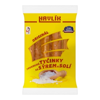 Havlík Originál Trvanlivé tyčinky se sýrem a solí