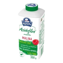 Mlékárna Kunín Acidofilní mléko malina