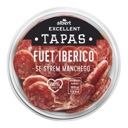 Albert Excellent Tapas Fuet Iberico se sýrem