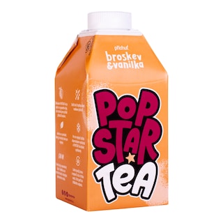 Popstar Tea ledový čaj broskev a vanilka