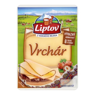 Liptov Vrchár přírodní sýr 46 %, plátky
