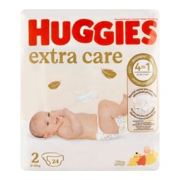 Huggies Extra Care Plenky velikost 2