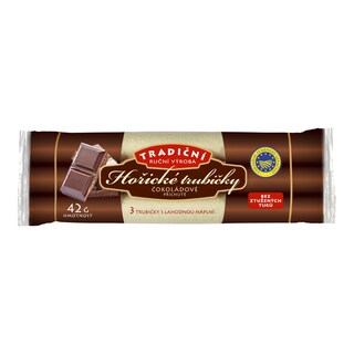 Hořické trubičky s čokoládovou příchutí
