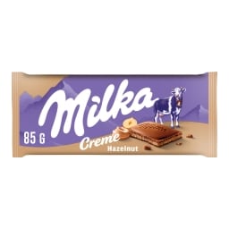 Milka čokoláda Hazelnut créme mléčná