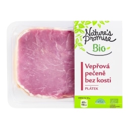 Bio vepřová pečeně plátek bez kosti