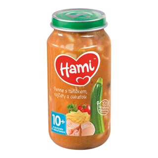 Hami Penne s tuňákem, rajčaty a cuketou