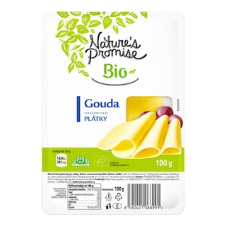 Nature's Promise Bio Gouda 48% plátky