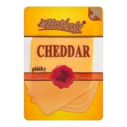 Zlatý sýr Cheddar plátky