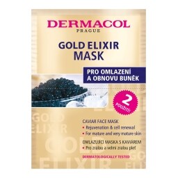 Dermacol Gold Elixir pleťová maska
