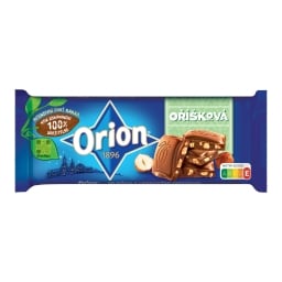 Orion Mléčná čokoláda oříšková