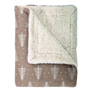 Vánoční deka motiv se stromečky