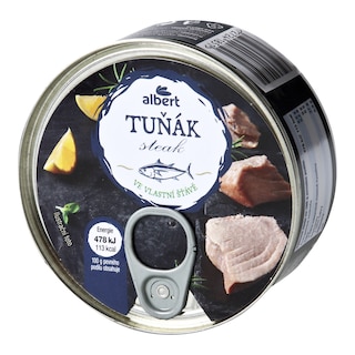 Albert Tuňák steak ve vlastní šťávě