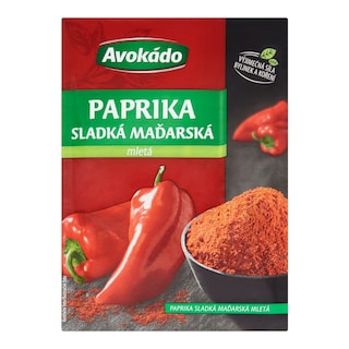 Avokádo Paprika sladká maďarská mletá