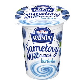 Kunín Sametový jogurt borůvka