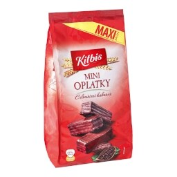 Kitbis MAXI Oplatky mini kakaové celomáčené