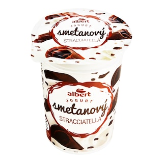 Albert Jogurt smetanový stracciatella