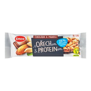 Emco Tyčinka s proteinem čokoláda a mandle