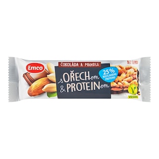 Emco Tyčinka s proteinem čokoláda a mandle