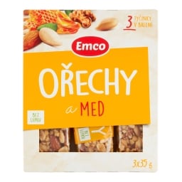 Emco Tyčinka s ořechy a medem