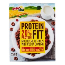Bona Vita Protein Fit obilné kroužky s kakaem