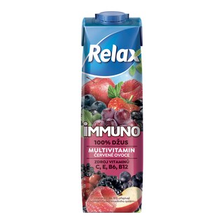 Relax Imunno 100% multivitamínová šťáva