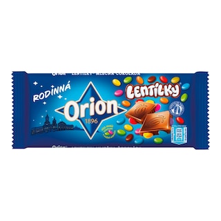 Orion Mléčná čokoláda s lentilkami
