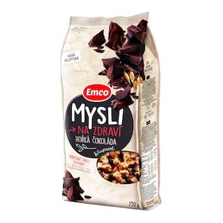 Emco Mysli na zdraví Křupavé hořká čokoláda