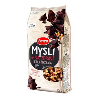 Emco Mysli na zdraví Křupavé hořká čokoláda
