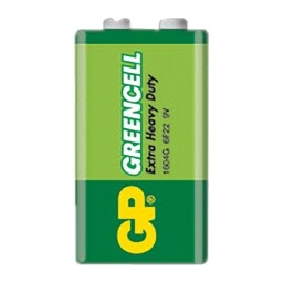 GP Greencell 9V zinková baterie