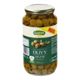 Gustona MAXI Zelené olivy bez pecky