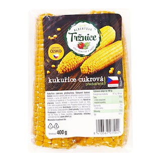 Kukuřice cukrová, předvařená