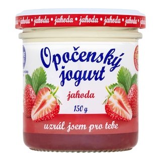 Bohemilk Opočenský jogurt jahoda