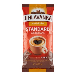 Jihlavanka Standard mletá káva