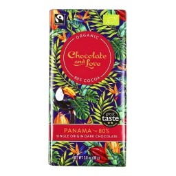 Chocolate & Love Bio Panama Hořká čokoláda 80%
