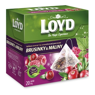 Loyd Bylinno-ovocný čaj brusinky a maliny