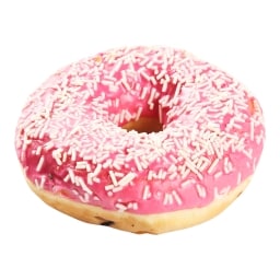 Donut s polevou jahodová příchuť