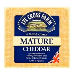 Lye Cross Farm Mature colored cheddar