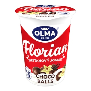Olma Florian smetanový jogurt Choco Balls