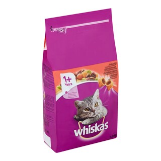 Whiskas Granule plněné s hovězím