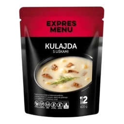 Expres menu 2 porce kulajda s liškami