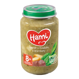 Hami Špenát s hovězím a brambory