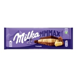 Milka Mmmax Triolade bílá, hořká a mléčná