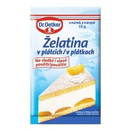 Dr. Oetker Želatina v plátcích