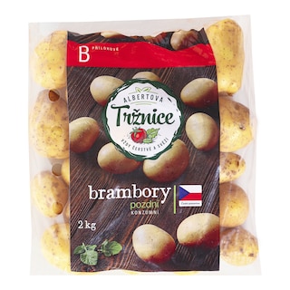 Brambory konzumní pozdní, varný typ B