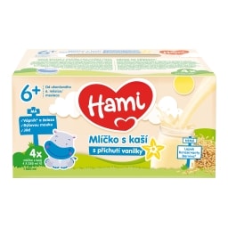 Hami Mlíčko s kaší vanilka